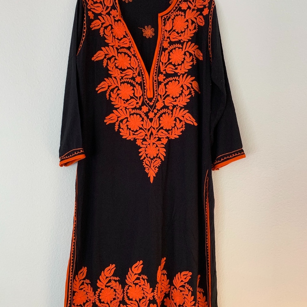 Vintage 1960s Caftan / Kaftan Dress